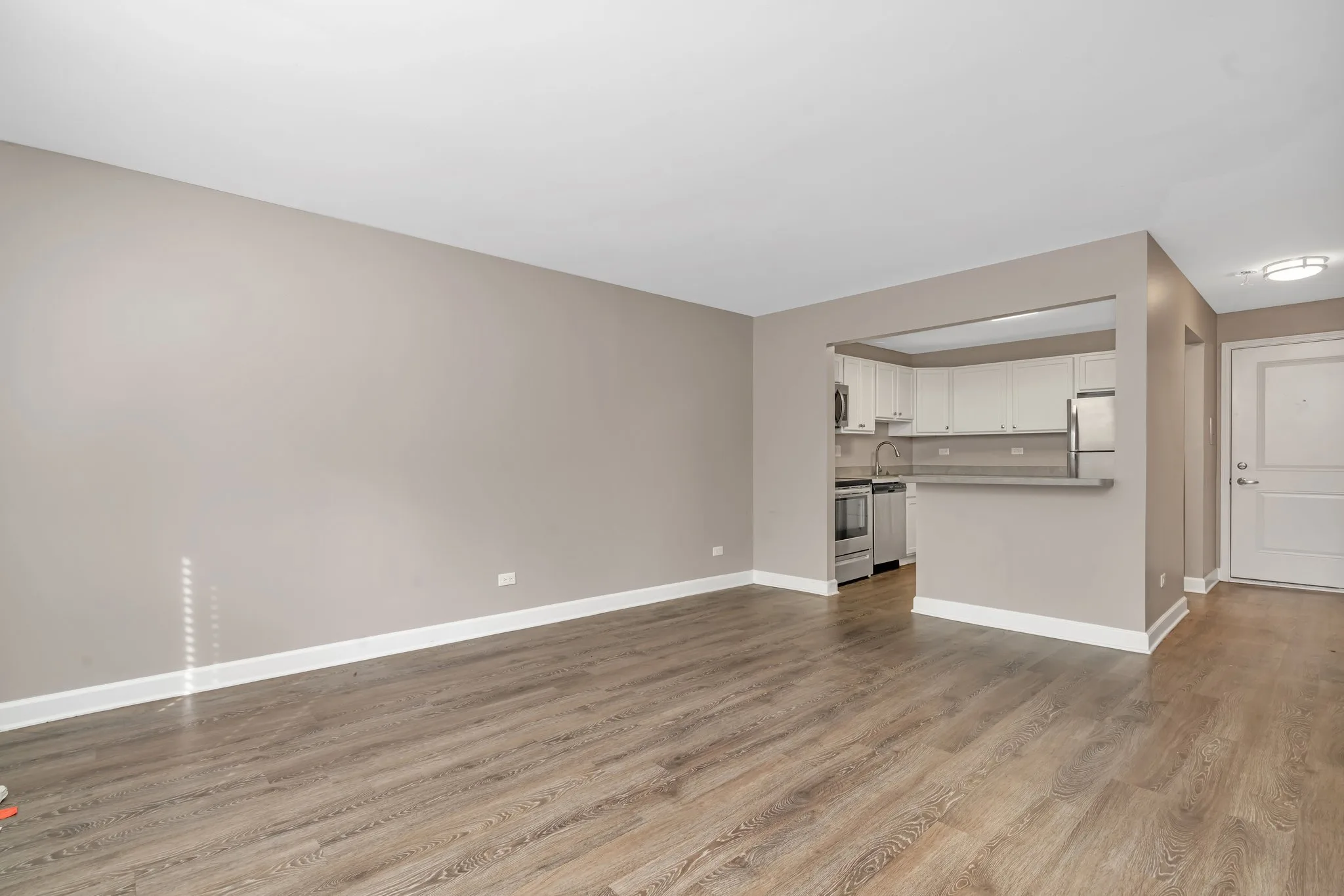 Renovated apartment interior